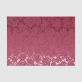 Elegant Floral Viva Magenta Roze Patroon Tissuepapier