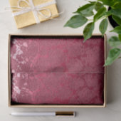 Elegant Floral Viva Magenta Roze Patroon Tissuepapier (Geschenk)