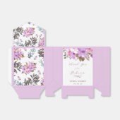 Elegant Floral Vrijgezellenfeest Bedankdoosjes (Uitgevouwen)