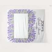 Elegant Floral Vrijgezellenfeest Foto Booth Backdr Wandkleed (Voorkant (horizontaal))