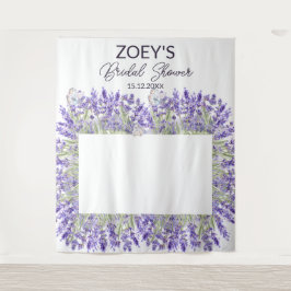 Elegant Floral Vrijgezellenfeest Foto Booth Backdr Wandkleed