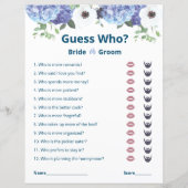 Elegant Floral Vrijgezellenfeest Game (Voorkant)