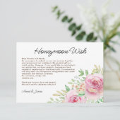 Elegant Floral Vrijgezellenfeest Informatiekaartje (Staand voorkant)