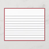 Elegant Floral Vrijgezellenfeest | Recept Kaarten (Achterkant)