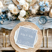 Elegant Floral Vrijgezellenfeest Servet