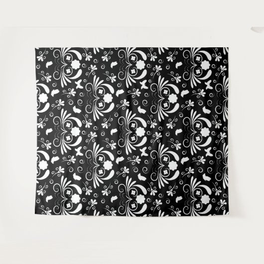 Elegant floral wandkleed (Voorkant (horizontaal))