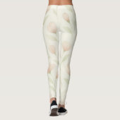 Elegant Floral Watercolor Leggings for Women  (Achterkant)