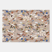 Elegant Floral Waterverf Decoupage Gift Inpakpapier Vel (Voorkant)