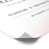 Elegant Floral Waterverf handgeschilderd Poster (Hoek)