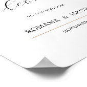 Elegant Floral Waterverf handgeschilderd Poster (Hoek)