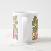 Elegant Floral Waterverf "Ik hou van je moeder" Grote Koffiekop (Achterkant)