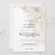 Elegant Floral Waterverf