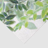 Elegant Floral Waterverf Tissuepapier (Detail)