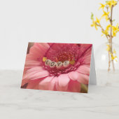 Elegant Floral Waterverf Valentijnse Kaart (Gele Bloem)