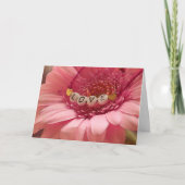 Elegant Floral Waterverf Valentijnse Kaart (Voorkant)