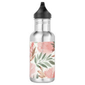 Elegant Floral Waterverf Waterfles (Rechts)