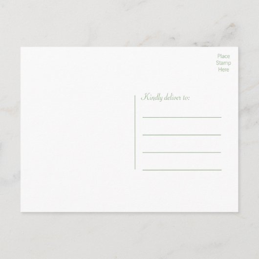 Elegant Floral Waterverf Yellow Rose Dank je wel Briefkaart (Achterkant)