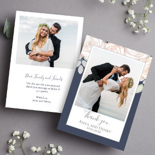 Elegant Floral Weddenschap Bedankt voor je kleine 