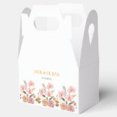 Elegant Floral Wedding Bedankdoosjes (Geopend)