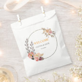 Elegant Floral Wedding Bedankzakje (Geknipt)