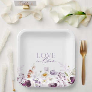 Elegant Floral Wedding Bord – Liefde in Bloei