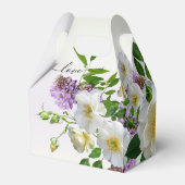 Elegant Floral Wedding Dank je wel voor de doos Bedankdoosjes (Achterkant)