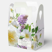Elegant Floral Wedding Dank je wel voor de doos Bedankdoosjes (Geopend)