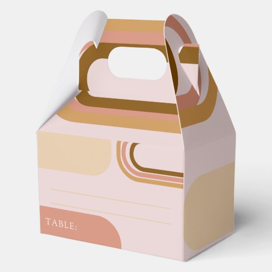 Elegant Floral Wedding Favor Box Bedankdoosjes (Voorkant)