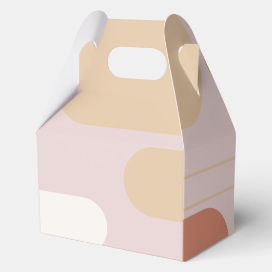 Elegant Floral Wedding Favor Box Bedankdoosjes (Achterkant)