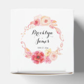 Elegant Floral Wedding Favor Boxes with Wreater Bedankdoosjes (Bovenkant)