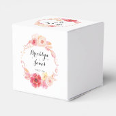 Elegant Floral Wedding Favor Boxes with Wreater Bedankdoosjes (Achterkant)