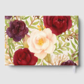 Elegant Floral Wedding Gastenboek (Achterkant)