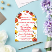 Elegant Floral Wedding Invitation Acryl Uitnodigingen (Insitu (Huwelijk))
