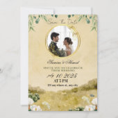 Elegant Floral Wedding Invitation | Classic & Mod Kaart (Voorkant)