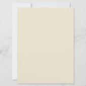 Elegant Floral Wedding Invitation with Gold Script Kaart (Achterkant)