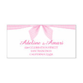 Elegant Floral Wedding Invitation Zelfinktende Stempel (Design)