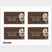 Elegant Floral Wedding Labels -1 (Vel)