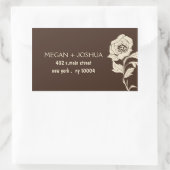 Elegant Floral Wedding Labels -1 (Tas)