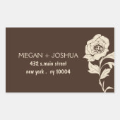 Elegant Floral Wedding Labels -1 (Voorkant)