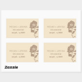 Elegant Floral Wedding Labels -2 (Vel)