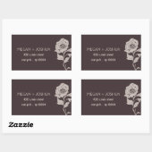 Elegant Floral Wedding Labels -5 (Vel)