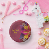 Elegant Floral Wedding Papieren Kommen (Feest)