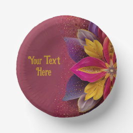 Elegant Floral Wedding Papieren Kommen