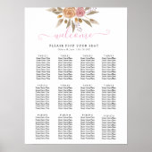 Elegant Floral Wedding Poster (Voorkant)