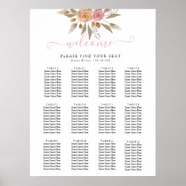 Elegant Floral Wedding Poster