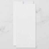 Elegant Floral Wedding Programme (Achterkant)