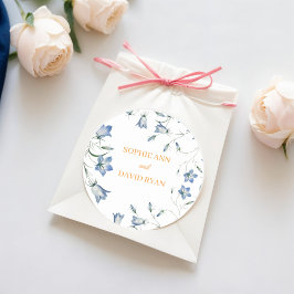 Elegant Floral Wedding Ronde Sticker
