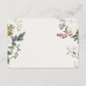 Elegant Floral Wedding RSVP Card | Watercolor  (Achterkant)