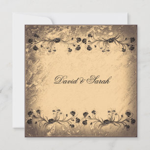 Elegant  Floral Wedding Save the Date