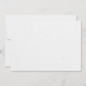 Elegant Floral Wedding Save the Date (Achterkant)